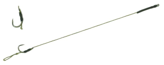 Поводок карповый Fishing ROI "Carp Leaders" №6 Barbless Hook (Sport Line) 20cm (6шт)