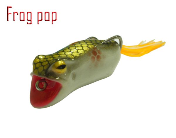 Лягушка глиссер поппер  "Fishing ROI" Frog pop 14g 02