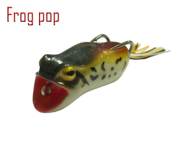 Лягушка глиссер поппер  "Fishing ROI" Frog pop 14g 03