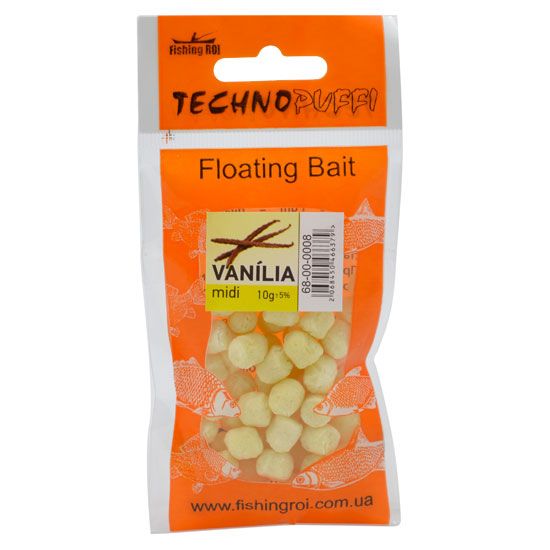 Технопуффи Fishing ROI Ваніль midi 8-9х10-11мм 10г