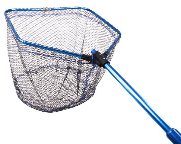 Подсак Fishing ROI складной  прорезиненная сетка 60*60 blue
