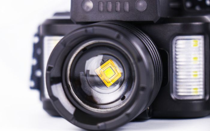Налобный фонарь Н-089 20W LED+SMD  3600mah
