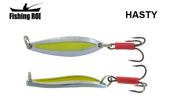 Блесна Fishing ROI Hasty 10gr Chrome Yellow