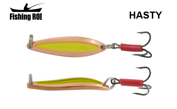 Блесна Fishing ROI Hasty 7gr Cooper Yellow