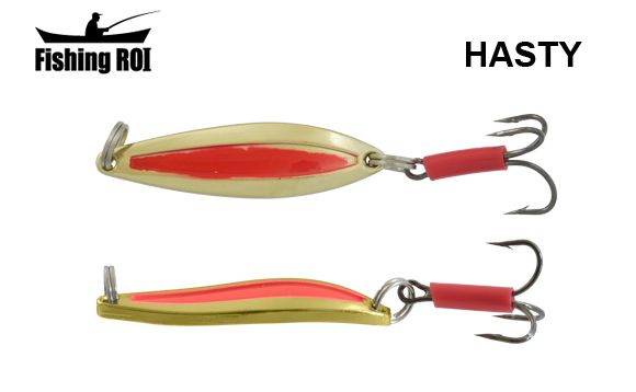 Блесна Fishing ROI Hasty 7gr Gold Red