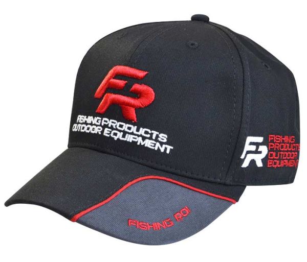 Бейсболка Fishing ROI черная летняя 60р