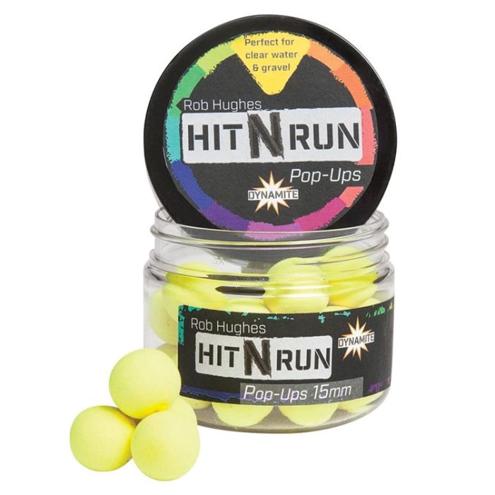 Бойлы Dynamite Baits Hit n Run Pop-Up - Yellow 12mm DY1274