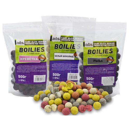 Бойли Fishing ROI "BOILIES" Білий шоколад 20 мм 500 г