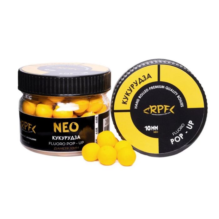 Бойли Pop-up NEO Fluro Кукурудза 10мм 25г