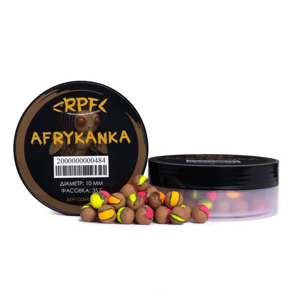 Бойлы WAFTERS 12мм AFRYKANKA - Микс цветов 35г