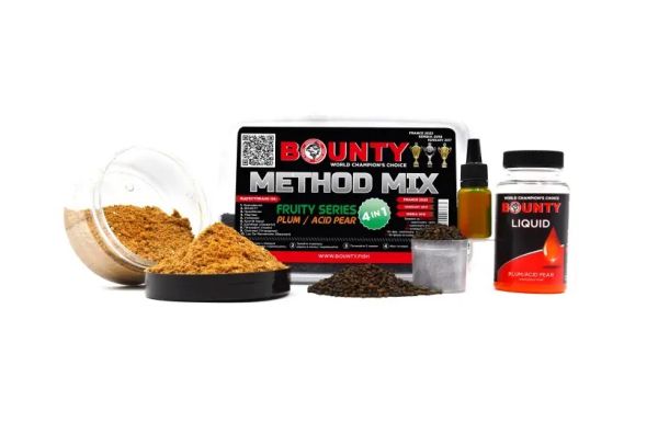 Прикормка BOUNTY METHOD MIX 4in1 PLUM / ASID PEAR