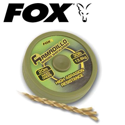 Поводочний матеріал Fox Armadillo 45lb Brown 20m