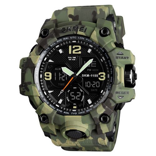 Часы Skmei 1155B Military Green 1080-0445