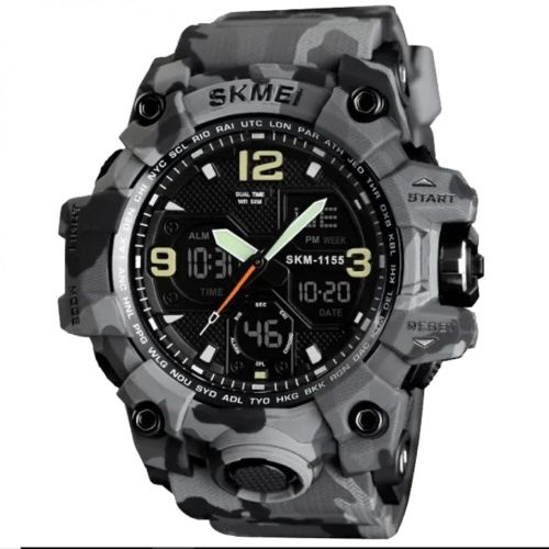 Годинник Skmei 1155B Military Grey 1080-0446