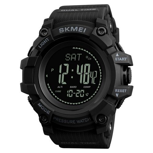 Годинник Skmei 1358 Black Smart Watch Compass 1080-0421