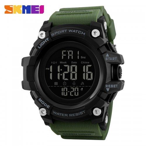 Часы Skmei 1384 Black-Khaki Wrisband 1080-0793