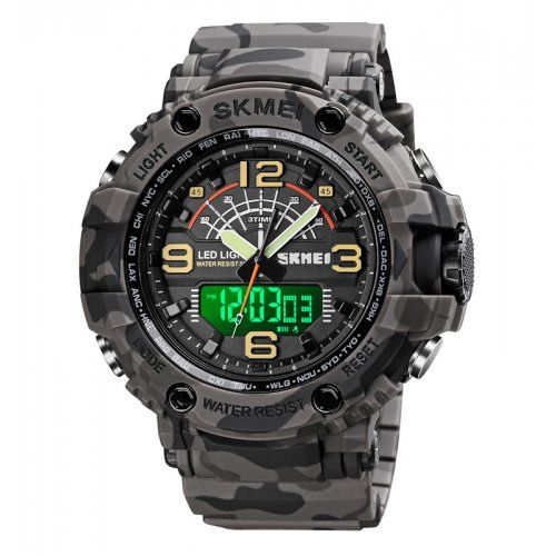 Часы Skmei 1617 Gray-Military 1080-0778