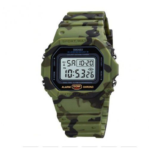 Годинник Skmei 1628CMGN Camo Green 1080-0873