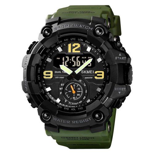 Часы Skmei 1637 Black-Military Wrisband 1080-0747