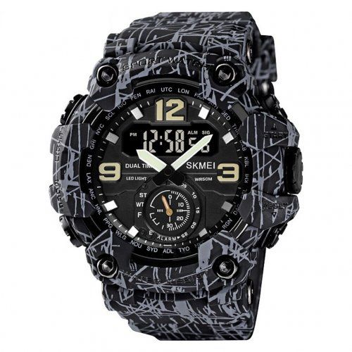 Часы Skmei 1637 Gray-Black 1080-0785