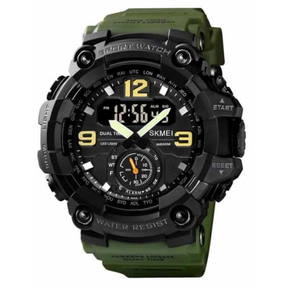 Часы Skmei 1637CMGN Camo Green 1080-0846