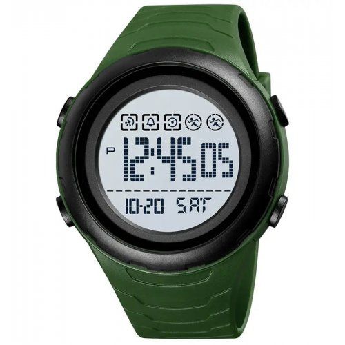 Часы Skmei 1674AGWT Army Green-white 1080-0848