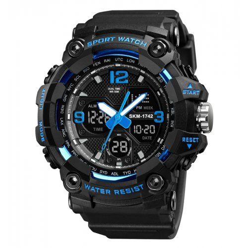 Часы Skmei 1742 Black-Blue 1080-0787