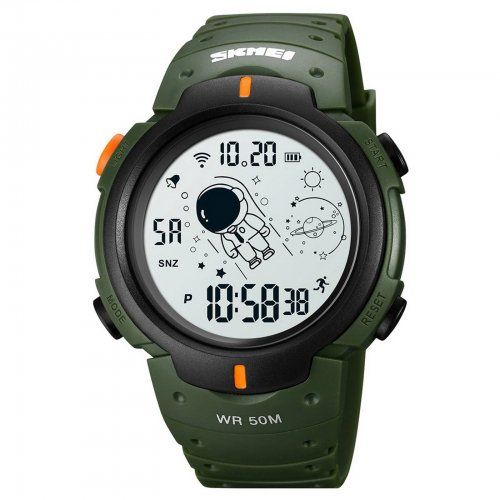 Часы Skmei 1820AGWT Army-green White 1080-0851