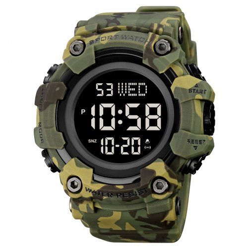 Часы Skmei 1968CMGN Green Camo 1080-0802