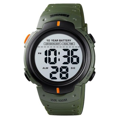 Часы Skmei 1560 Green-Orange 1080-0613