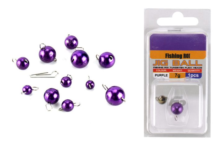 Чебурашка вольфрамовая Purple 6g (1шт/уп) блистер