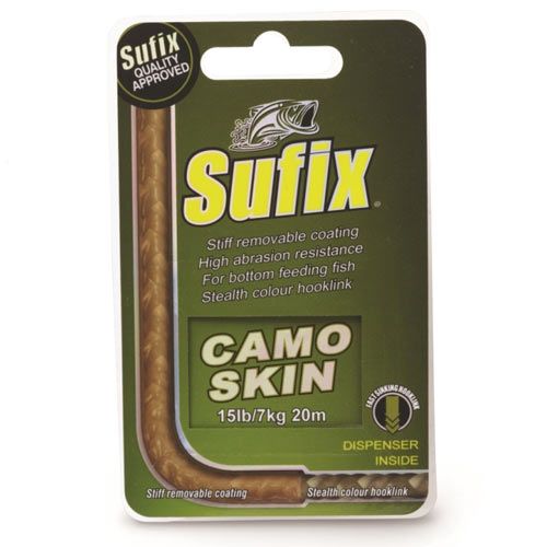Поводковый материал Sufix CAMOSKIN 20m 15lb/CAMO Brown