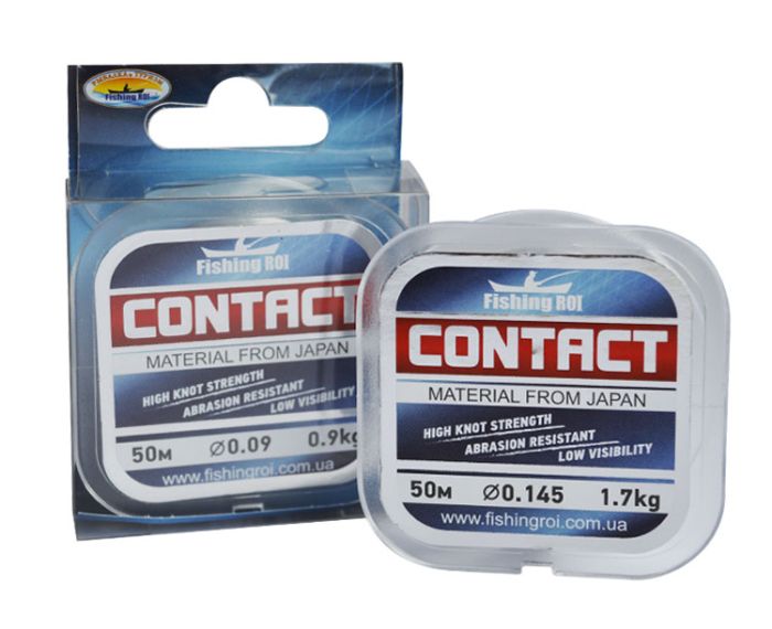 Леска поводочная Contact Fishing ROI 0,075мм 0,7кг 50м