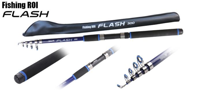 Спінінг телескопічний Flash FR 20-80 g 2.1m