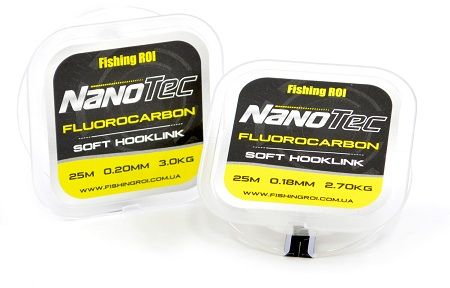 Флюорокарбон Fishing ROI NanoTec 0,16мм 2,0кг 25м