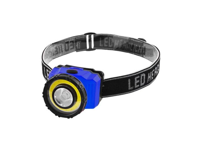 Фонарь налобный NF-T838-COB(3W)+LED(1W) 3*AAA