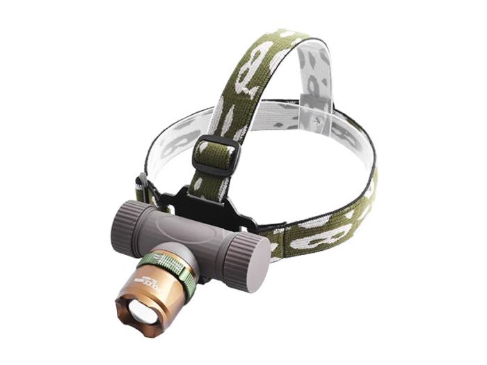 Фонарь налобный Police 6866-XPE ЗУ 220V/12V 1*18650 zoom Box