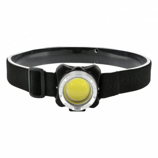 Фонарь налобный Quantum QM-FL4010 Lucky LED COB + Micro USB Черный