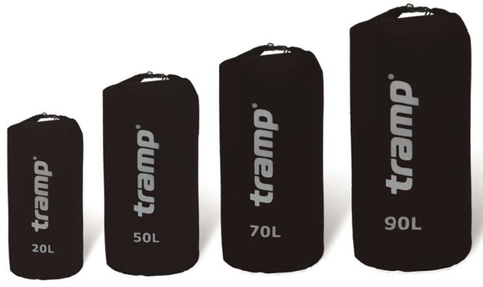 Гермомешок Tramp Nylon PVC 50 черный TRA-103-black