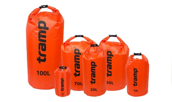 Гермомешок Tramp PVC Diamond Rip-Stop оранжевый 25 л TRA-118-orange