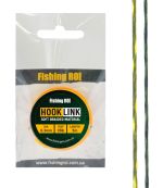 Поводковий матеріал Fishing ROI Hard d=0,25мм, 30lb, 5м зелено-белый/желтый