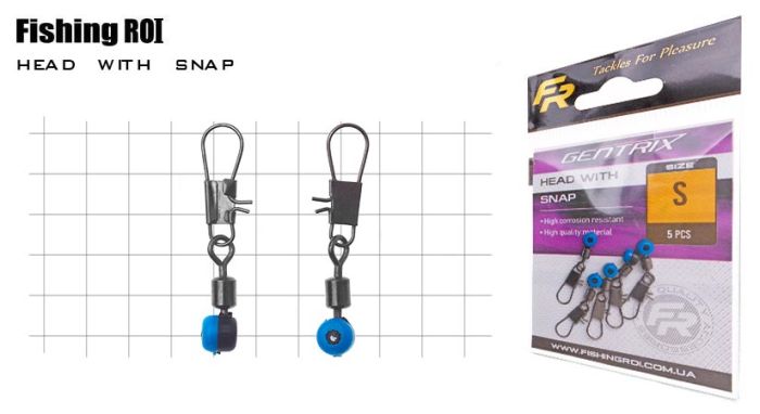 Кріплення, що ковзає Fishing ROI head with snap M