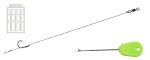 Комплект поводків Fishing ROI з голкою та стопорами hook 8340 №2 25lb