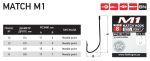 Крючки Fishing ROI Match M1 №10 (уп10шт)