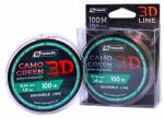Леска FR 3D Camo Green 100m  0,35mm 14,8кг
