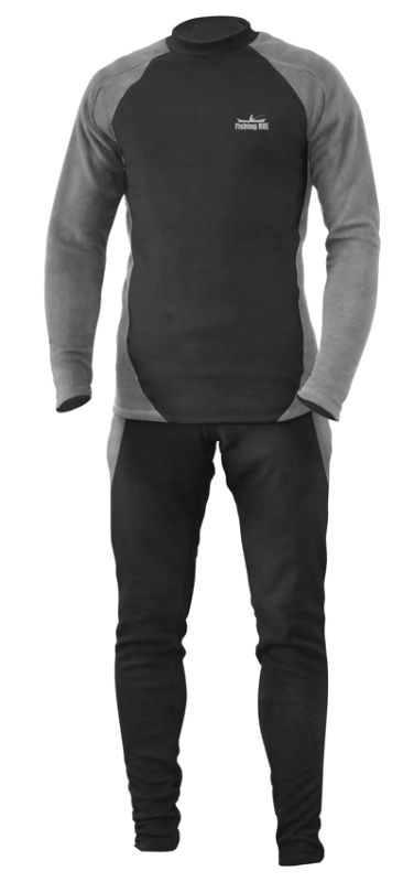 Термобелье Fishing ROI микро-флис XXXXL (черно-серое)