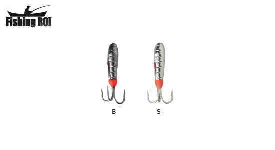Мормышка вольфрамовая Fishing ROI Чертик с подмазкой 2,6mm black nickle