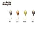 Мормишка вольфрамова Fishing ROI Крапля з вушком та підмазкою 3mm D-NI1 P