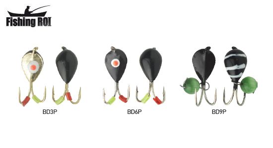 Мормышка вольфрамовая Fishing ROI Коза с покраской 3mm BD9P
