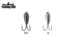 Мормышка вольфрамовая Fishing ROI Коза 4,7mm silver